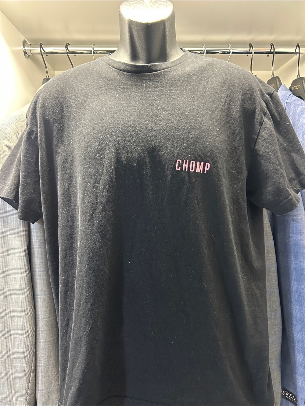 CHOMP Black Short-Sleeve Graphic Tee